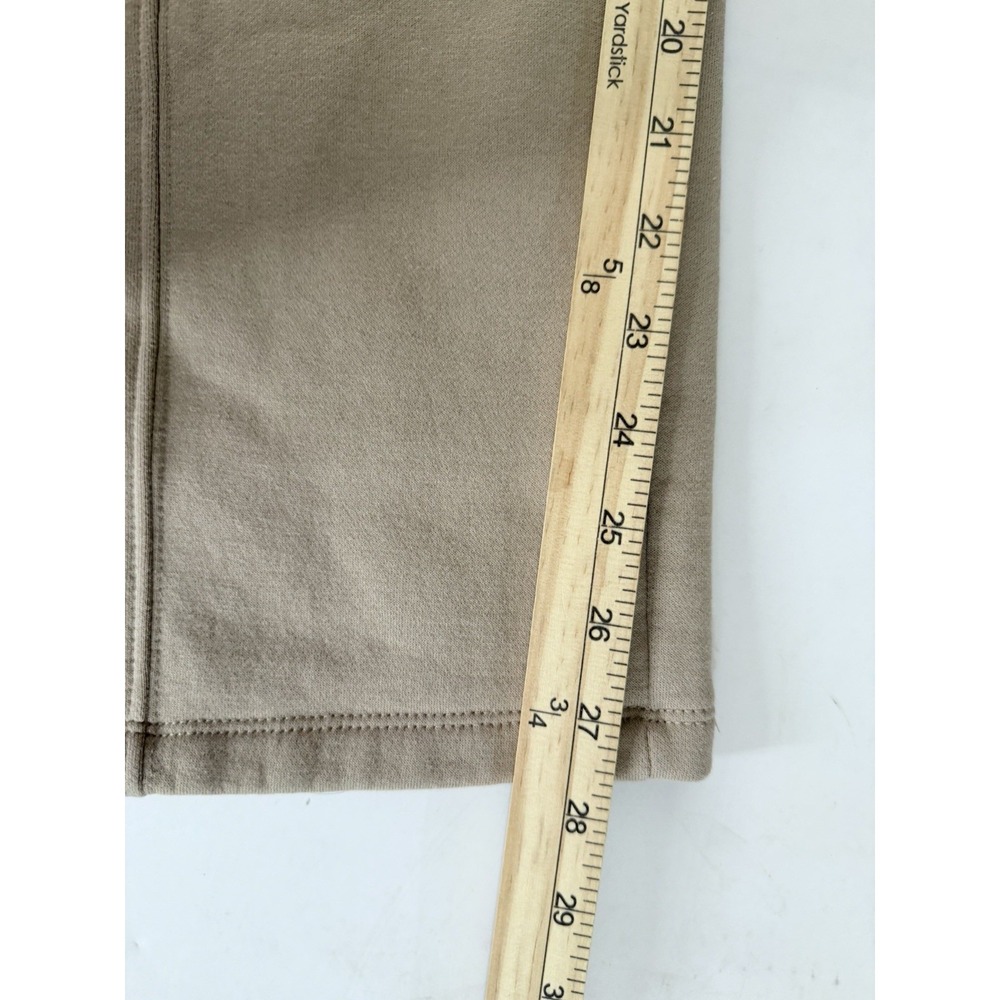Zara Wide Leg Fleece Sweet Pants Womans M Neutral Soft Thick Lounge Minimalist - Picture 8 of 10